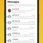 Messages iOS 17 Interface