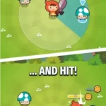 Micro RPG gameplay screenshot showing pixelated characters and monsters.