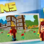 MOD-MASTER for Minecraft PE interface showing server options