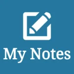 My Notes – Notepad screenshot showing app interface