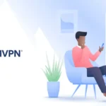 NordVPN interface on a phone