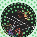 OctoHits gameplay screenshot with colorful octagons.