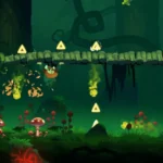 Oddmar gameplay screenshot showing the main character jumping