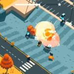 Pako 3 gameplay screenshot showing a car chase