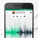 Parrot Voice Recorder interface showing recording options