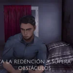 Paso Roto gameplay screenshot showing the character navigating a dark room