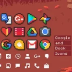 Pixel Art Icons in PixBit App