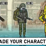 Pocket ZONE 2 gameplay screenshot showing the character exploring the environment