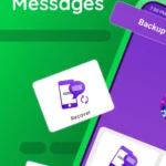 Recover Deleted Messages app interface showing message recovery options