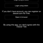 ReFreezer app interface showing music selection