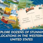 Road Trip USA 2 screenshot showing a map of the western United States.