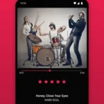 Rocket Music Player interface