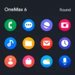 Round icons in OneMax 6 - Icon Pack
