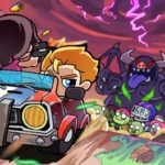 Savior x Survivor gameplay screenshot showing the character fighting zombies