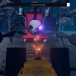 Scary Spider Train Survival in action
