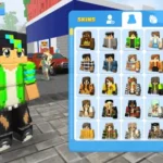 School Party Craft gameplay screenshot showing characters interacting.