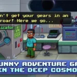 Screenshot showcasing the retro pixel art style of Odysseus Kosmos
