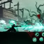 Shadow Knight gameplay screenshot showcasing the dark and atmospheric environment.