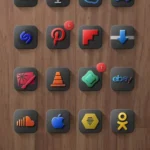 Shiiny Icon Pack home screen customization