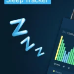 Sleepzy app interface displaying sleep analysis