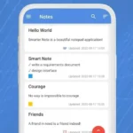Smart Note app interface
