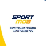 SportMob app interface showing live scores