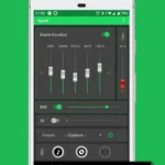 SpotiQ Screenshot showing the equalizer