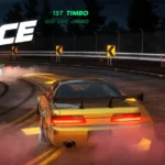 Static Shift Racing gameplay screenshot with multiple cars racing
