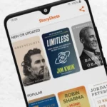 StoryShots app interface showing book summaries