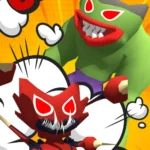 Superhero Blue Monster Color gameplay screenshot