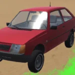 The first image of the desert driving game