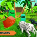 Tiger exploring the jungle in Tiger Simulator 3D