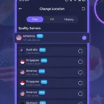 VPN – Fast Secure Proxy Main Screen