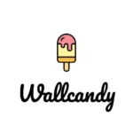 Wallcandy app interface showing different categories of wallpapers.