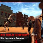 Wild West Cowboy Story Fantasy gameplay screenshot showing character customization.