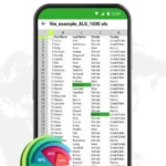 XLSX Reader App Interface